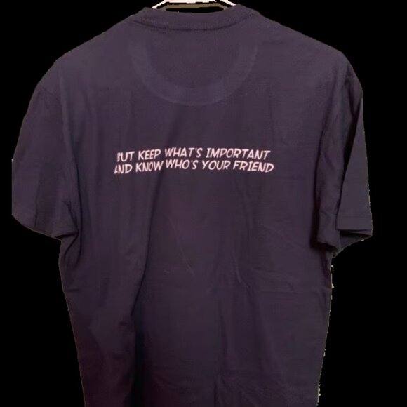 KFD Phish Trey Anastasio silhouette lot style Navy Blended lightweight T-shirt - Picture 5 of 7